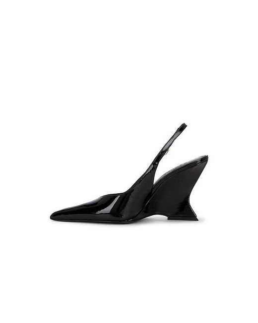 SCHUTZ SHOES Black Siena Buckle Slingback Pump
