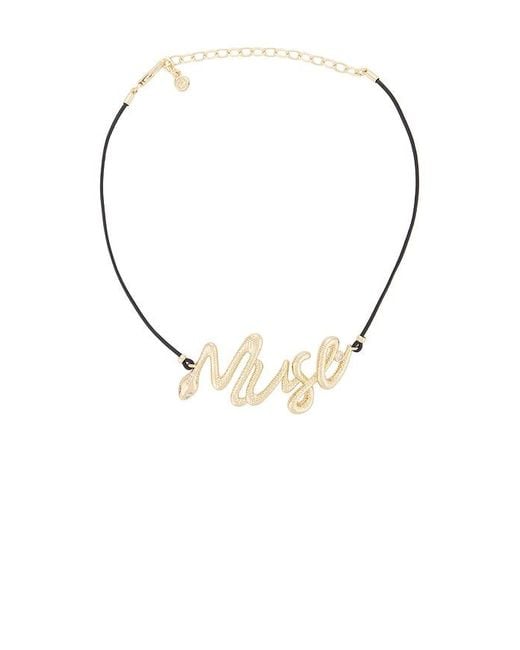 Ettika Metallic Corded Muse Necklace