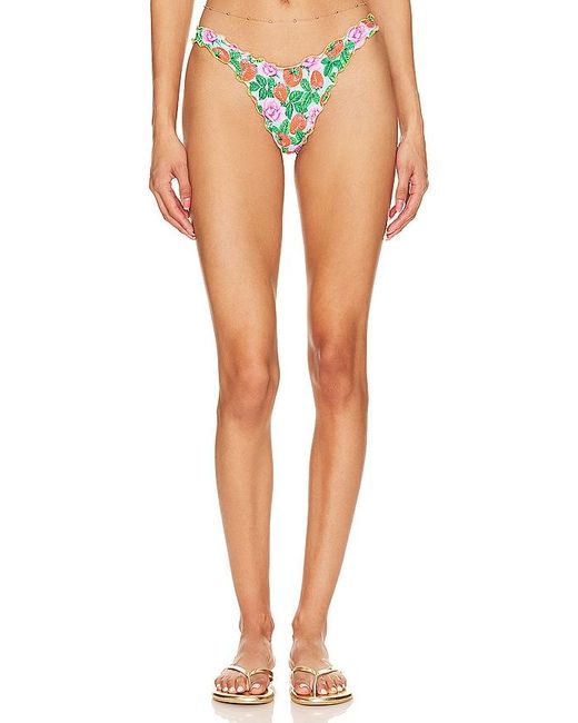 Luli Fama Multicolor Strawberry Fields Wavy Luxe Bikini Bottom