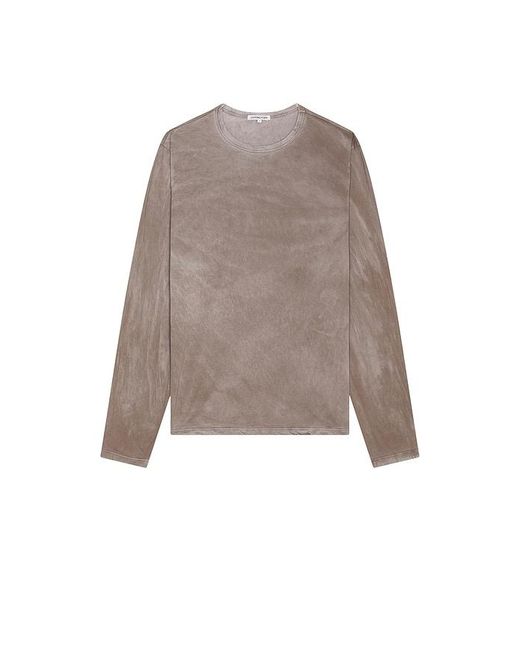 Cotton Citizen Natural Classic Crew Long Sleeve Tee for men