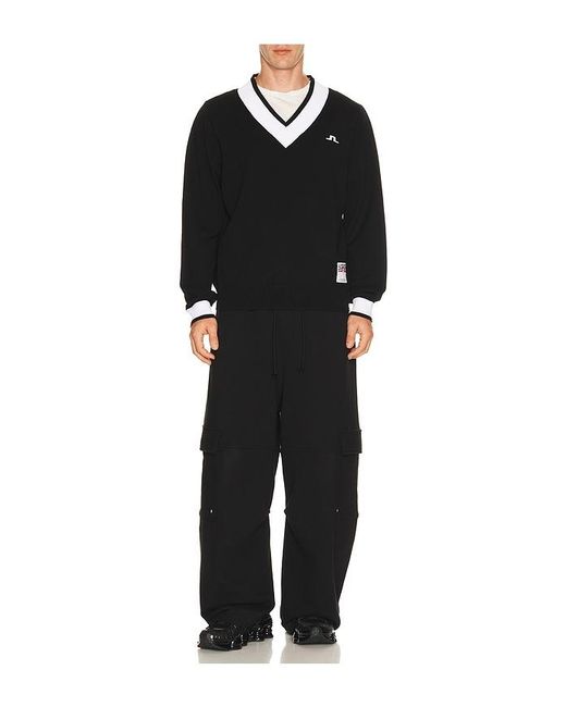 J.Lindeberg Black 30Y Nikolas Knit Sweater for men