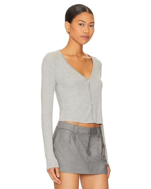 Lamade Gray Sweet V Cardi