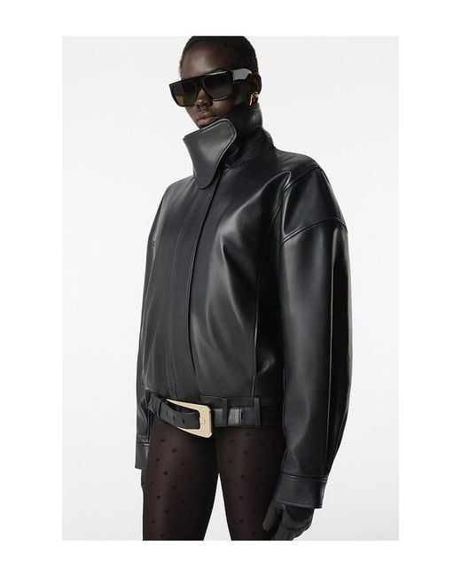 REVOLVE LOS ANGELES Black Kova Leather Jacket