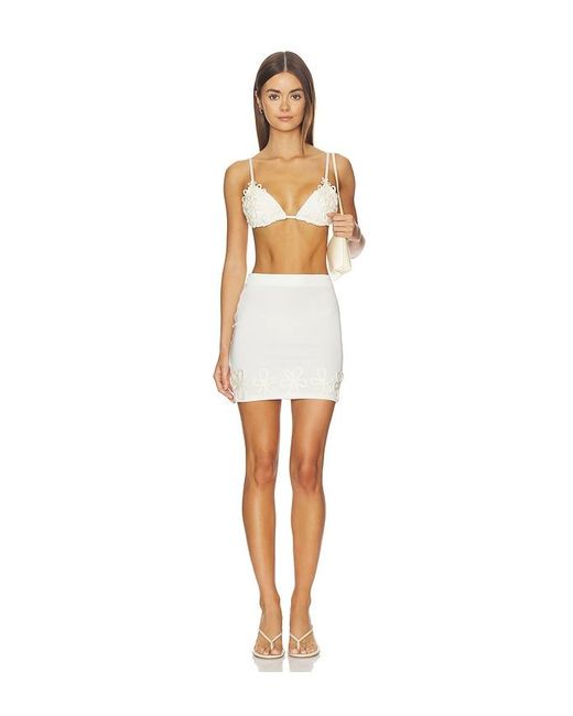 Ancora White Phoebe Skirt