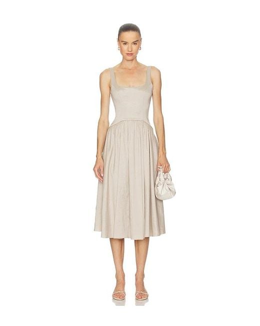 L'academie Natural 'Academie Maricel Midi Dress