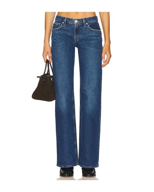 Kelli Low Rise Loose Straight Hudson de color Blue