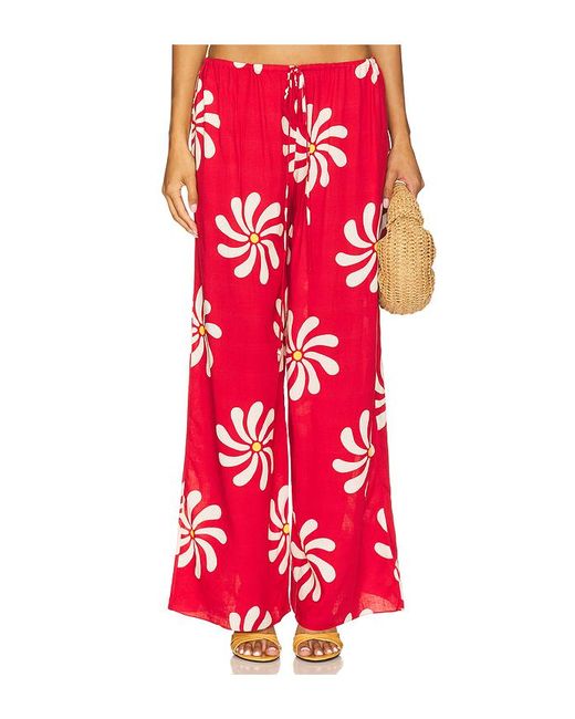 Cala De La Cruz Creta パンツ Red