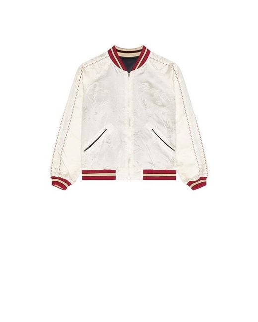 Beams Plus White Oriental Jacket Reversible for men