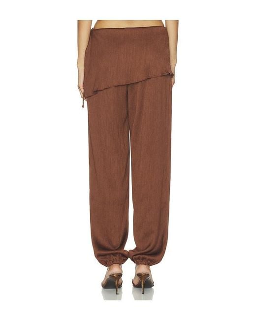 Lovers + Friends Brown Ryder Pant