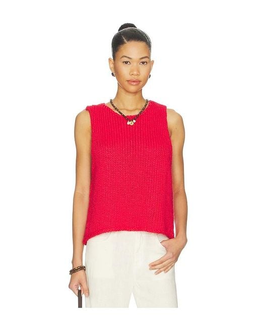 Free People Red Opal Tank