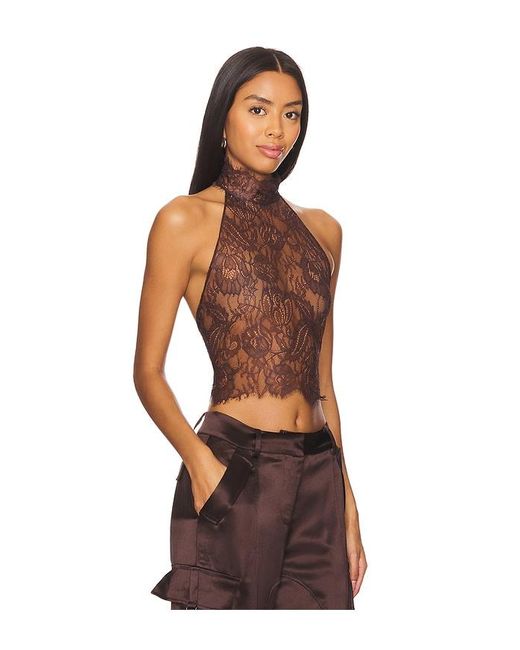 retroféte Brown Oberteil