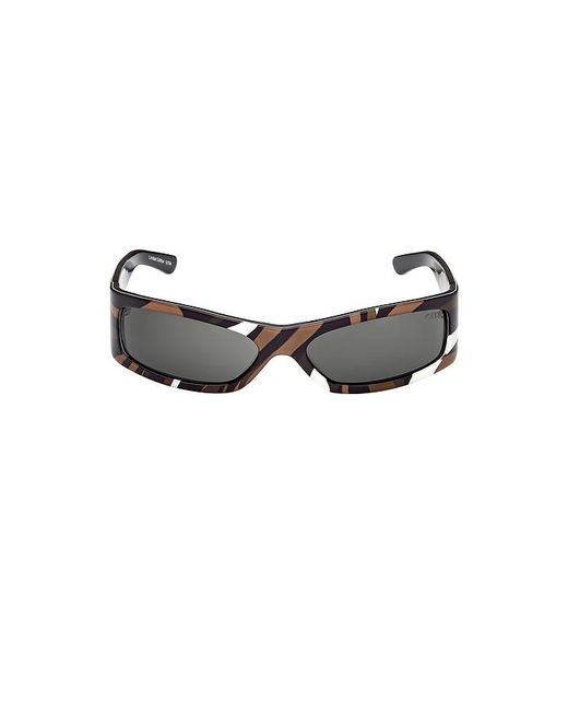 Emilio Pucci Multicolor Rectangle Sunglasses