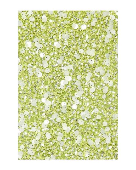 SAU LEE Green Courtney Beaded Dress