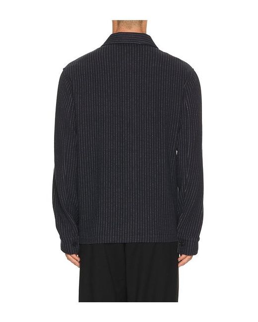 Mackage Black Porter Overshirt for men