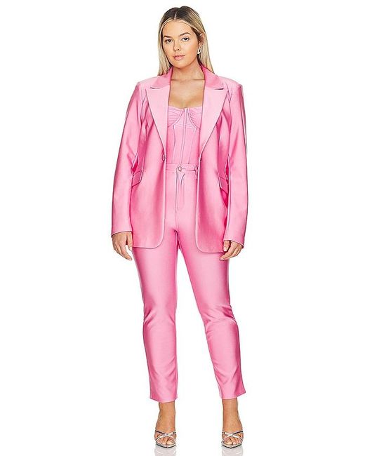 GOOD AMERICAN Pink Compression Shine Corset