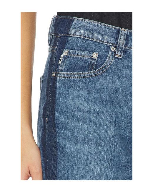 DL1961 Blue Karmine Aura High Rise Refined Leg Jeans
