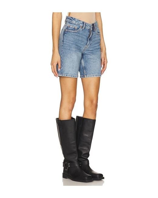 Dr. Denim Blue Arch Shorts