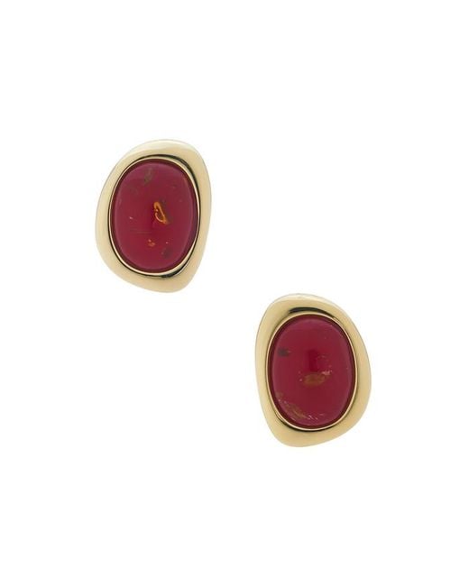 Luv Aj The Amber Honey Resin Studs スタッズイヤリング Red
