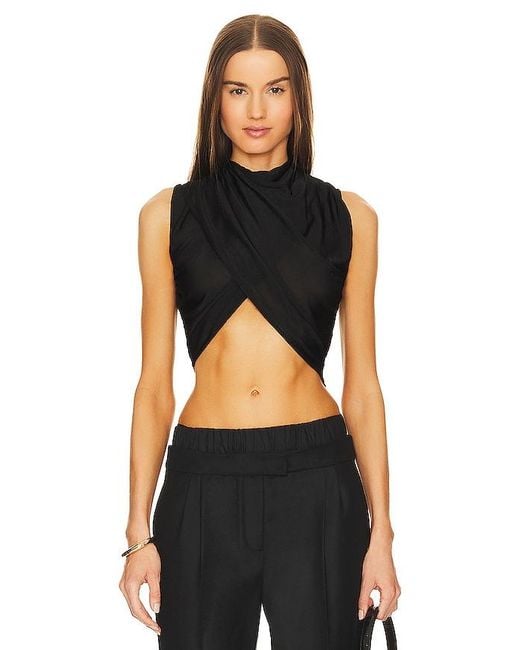 AYA MUSE Black Romi Top