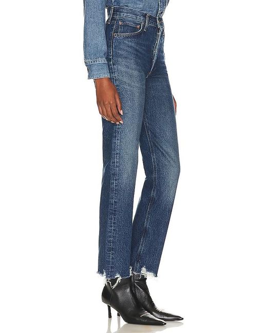 Agolde Blue 90s Pinch Waist High Rise Straight