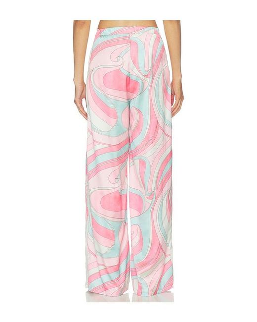 Runaway the Label White Milani Relaxed Satin Pant