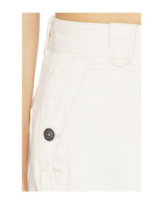 Isabel Marant White Estera Mini Skirt