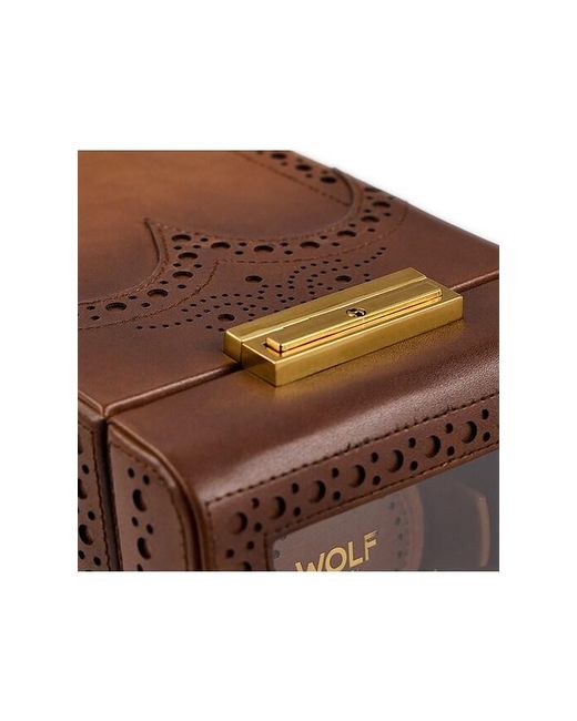 Wolf Brown Brogue Single Winder
