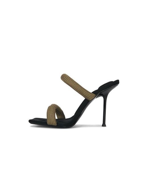Alexander Wang Black Julie Tubular Webbing Sandal