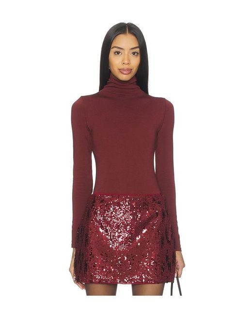 Wolford Red Colorado Bodysuit