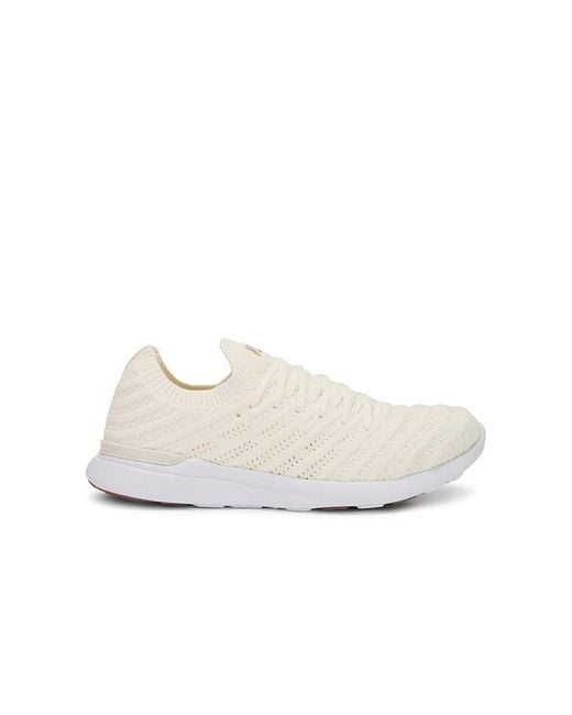 Athletic Propulsion Labs White Techloom Wave Sneaker