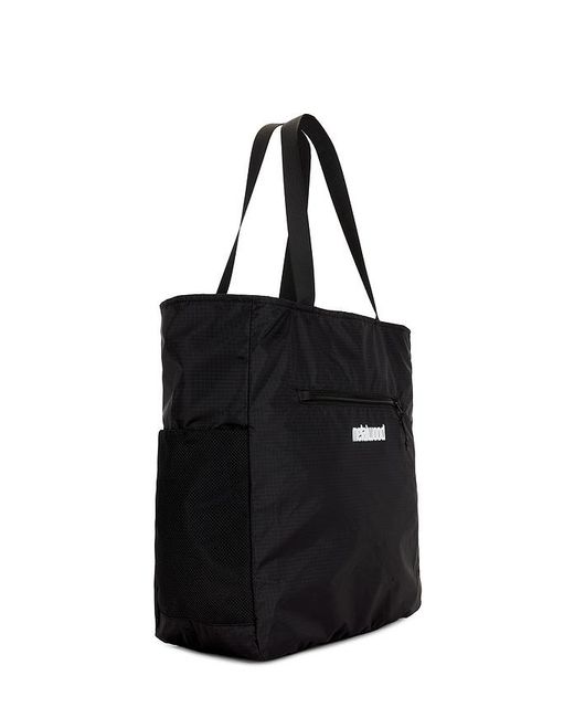 METALWOOD STUDIO Black Pocketable Tote for men