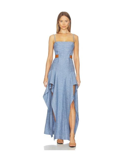 Amir Taghi Blue Jennifer Dress