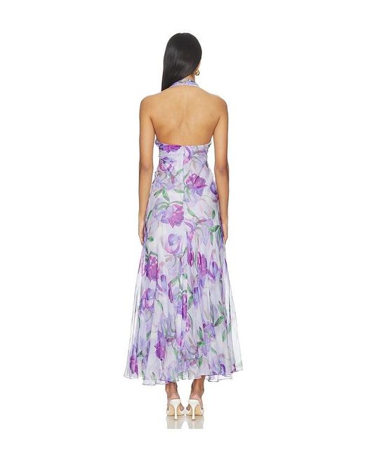 Astr Purple Yasmeen Dress