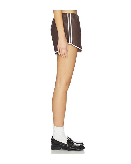 SPRWMN Multicolor Dolphin Leather Shorts