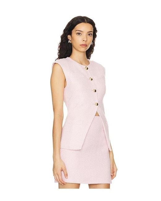 Amanda Uprichard Pink X Revolve Hughes Vest