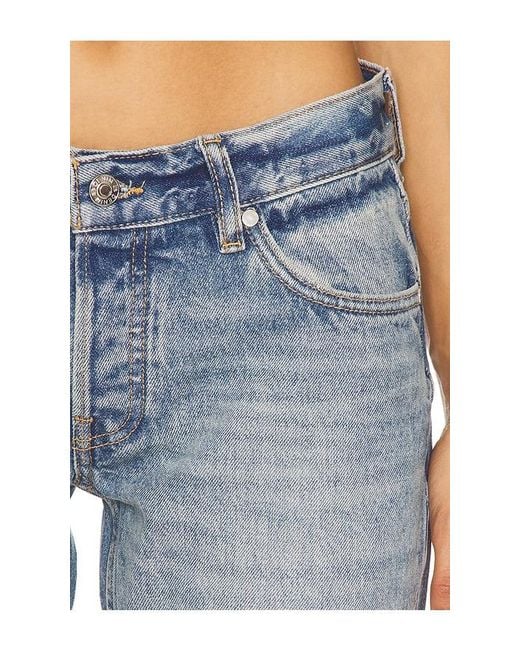 EB DENIM Blue Low Rise Straight