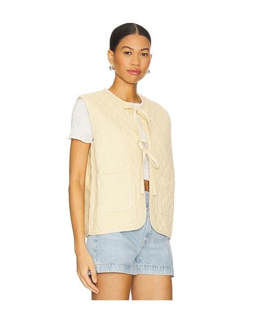 seventy + mochi White Aria Vest