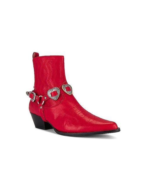 Toral Red Blues Heart Boot