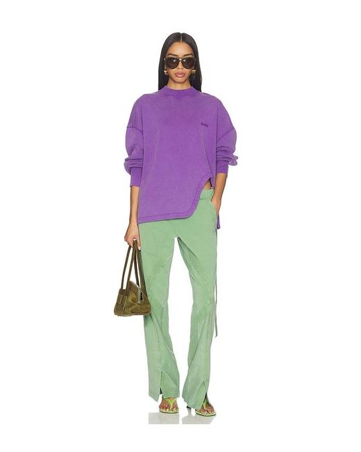 The Attico Green Long Sweatpant