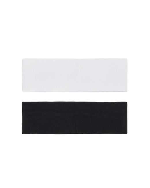Set de cintas para el pelo wide jersey Shashi de color White