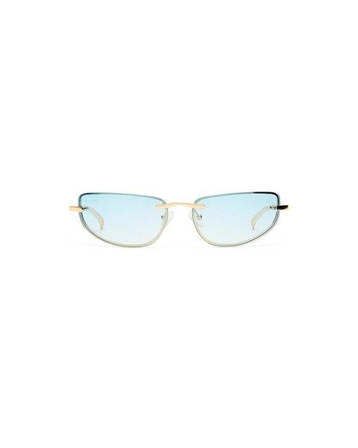 Le Specs Blue Sonnenbrille Bubbles