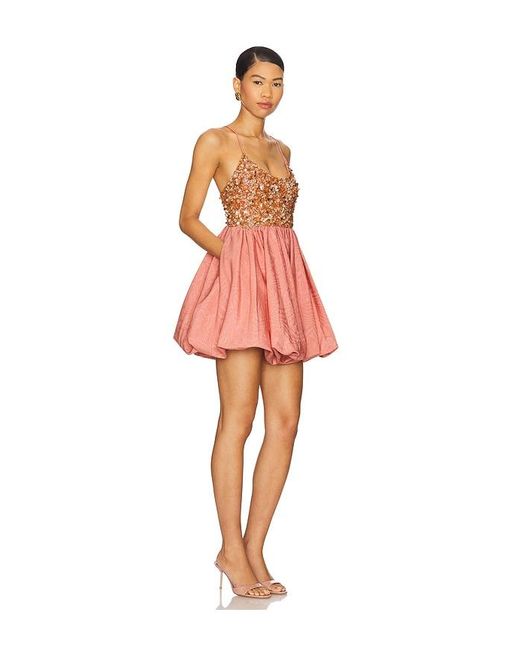 Alice + Olivia Red Nessa Mini Dress