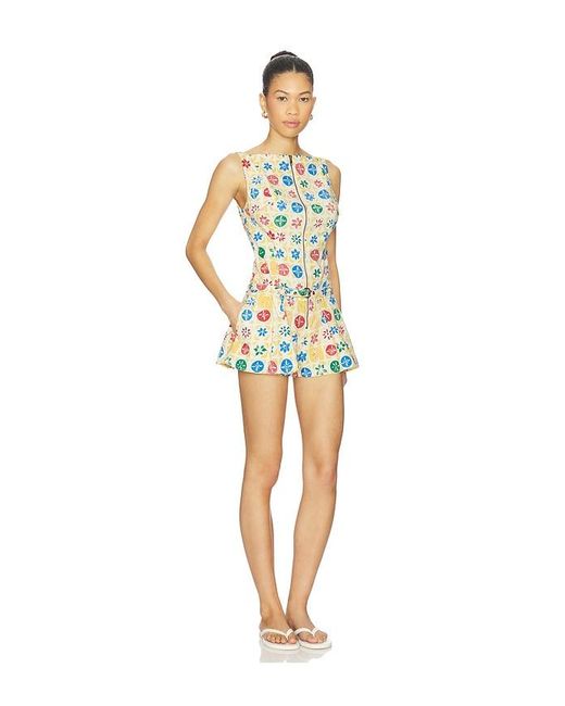Free People Multicolor Dune Dancer Printed Romper