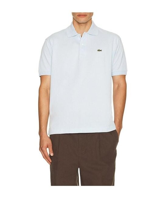Lacoste White Classic Fit Piqu? Polo for men