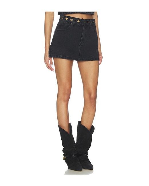 A.Brand Black 95 Aline Skirt
