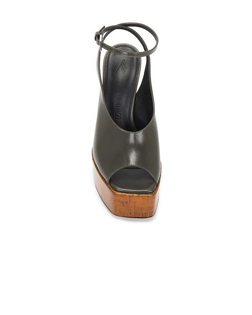 The Attico Gray Ornella 140 Sandal