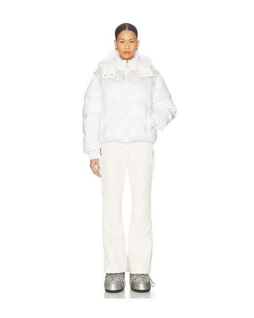 Casablanca White Puffer With Removable Sleeves