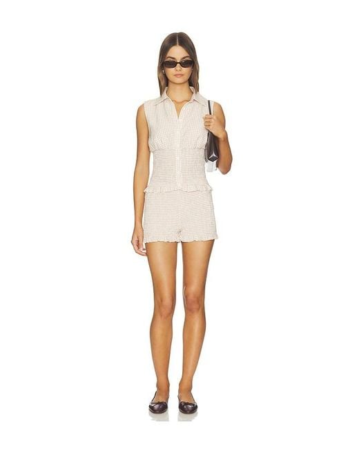 MORE TO COME White Maxton Short Set