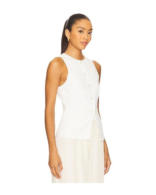 ALL THE WAYS White Liliana Vest