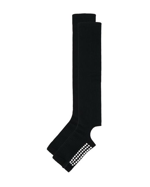 WellBeing + BeingWell Black Grip Legwarmer